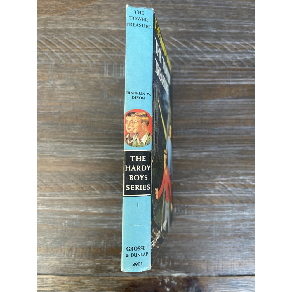 Vintage The Hardy Boys The Tower Treasure Book 1 Franklin W Dixon 1959 - Picture 3 of 6